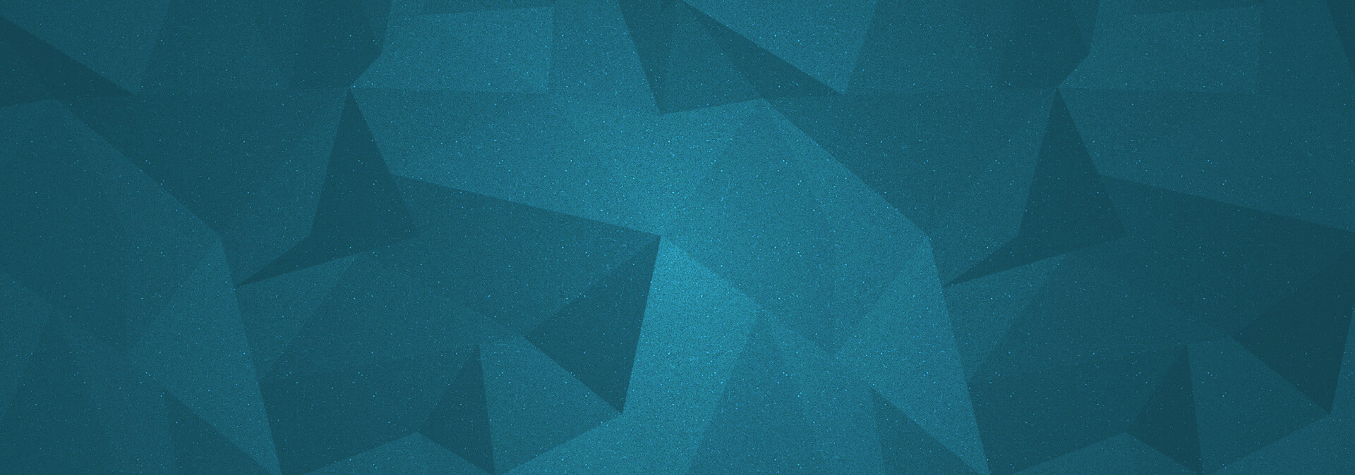 Abstract teal geometric background with faceted triangular shapes and subtle texture, soft cool tones and a modern mood